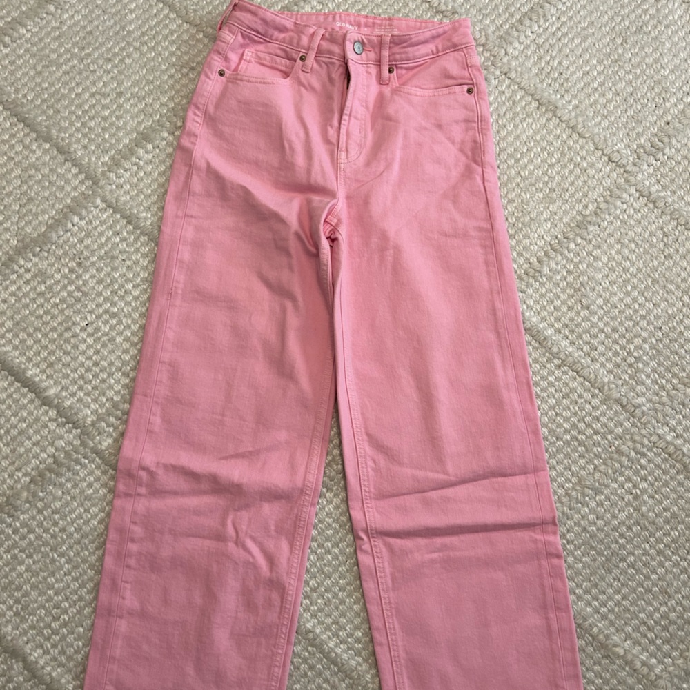 Old Navy Pink Straight Leg Women's Jeans